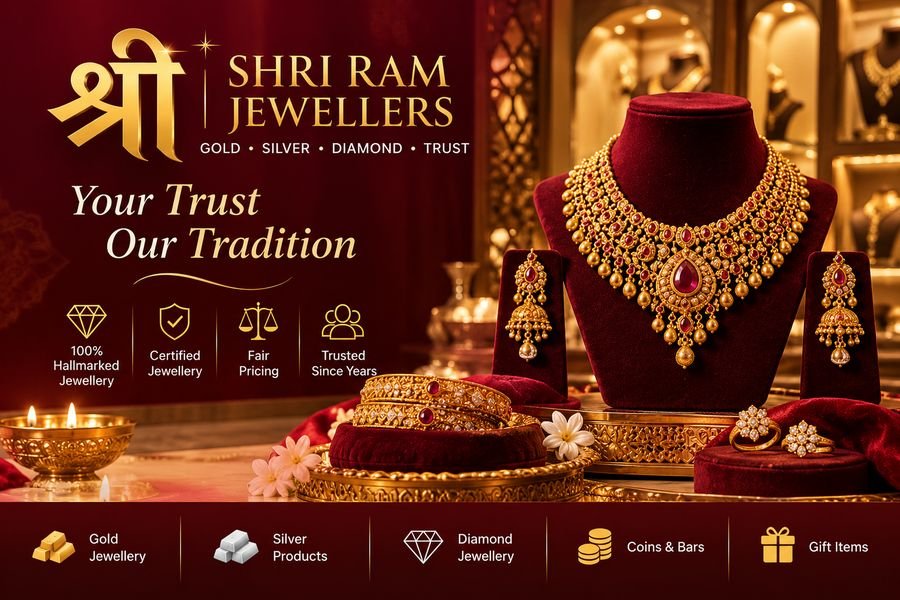 Gold necklace and jewellery collection